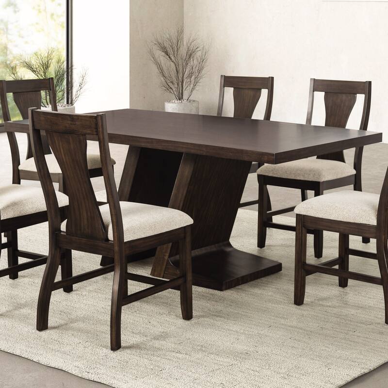 Furniture of America Yara Modern Espresso 72-inch Wood Dining Table