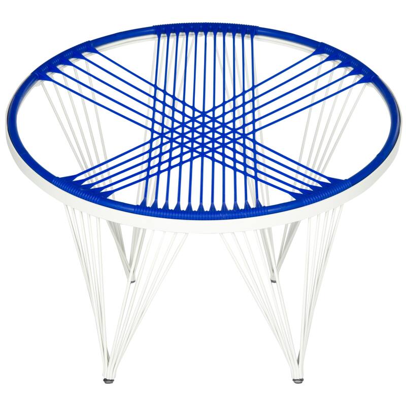 SAFAVIEH Mara Launchpad All White Chair - 36"x36"x28" - 36Wx36Dx28H