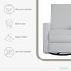preview thumbnail 4 of 23, Evolur Harlow Deluxe Upholstered Plush Seating Glide Rocker