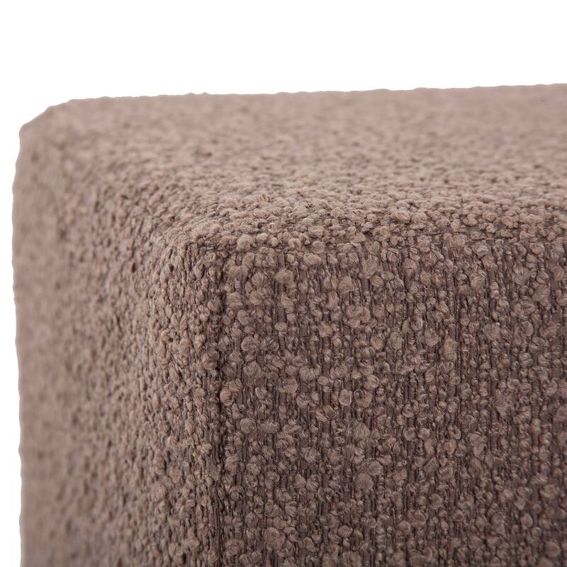 Allan Andrews No Tip Short Block Ottoman with Cover, Barbet Collection