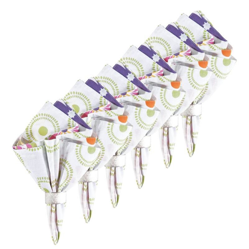 Lilly Cotton Reversible Napkin Set of 6 - Set of 6