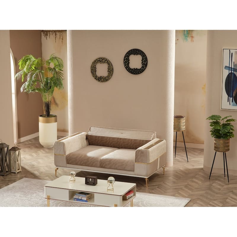 Behcet Comfortable Modern Living room Loveseat