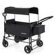 preview thumbnail 12 of 19, Babyjoy Foldable Wagon Stroller ,Baby Stroller with Removable - See Details