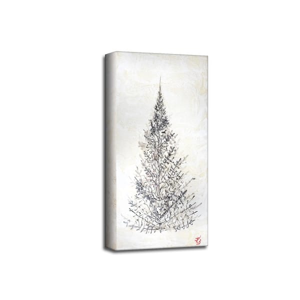 slide 1 of 5, 'Monoscape VIII' Wrapped Canvas Wall Art by Karen Biery
