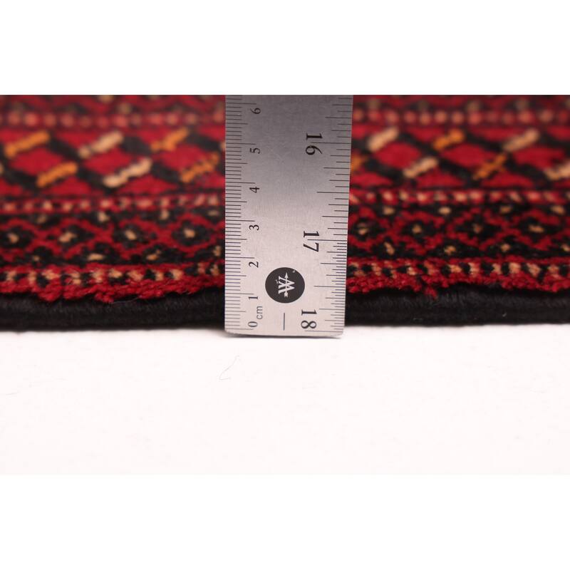 ECARPETGALLERY Hand-knotted Teimani Red Wool Rug - 3'5 x 6'5