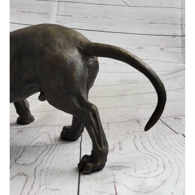 Dachshund Weiner Dog Bronze Metal Figure Figurine Sculpture Statue Decor Original Art 9 Inches X 17 Inches