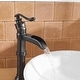 preview thumbnail 5 of 24, Vibrantbath Bathroom Vessel Sink Faucet Waterfall with Drain