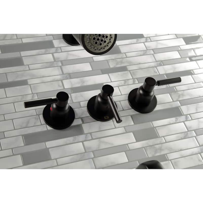 Concord Three-Handle Tub and Shower Faucet
