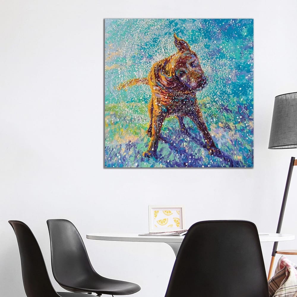 iCanvas "Twisted Blue" by Iris Scott Canvas Print