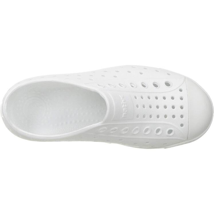 Native Jefferson Child Waterproof Slip-On Sneakers - Shell White, Size C6 US