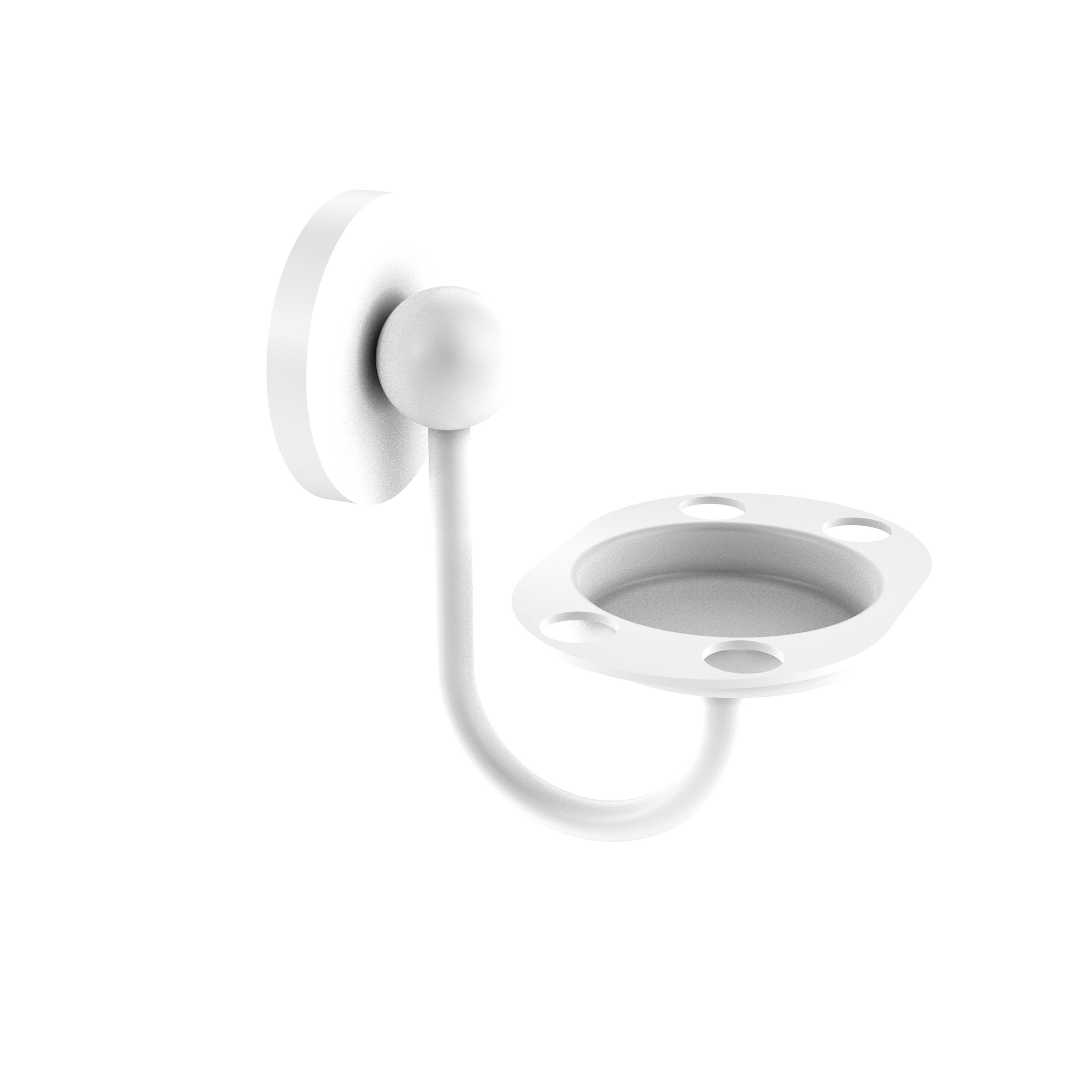 Allied Brass Prestige Skyline Collection Toothbrush and Tumbler Holder