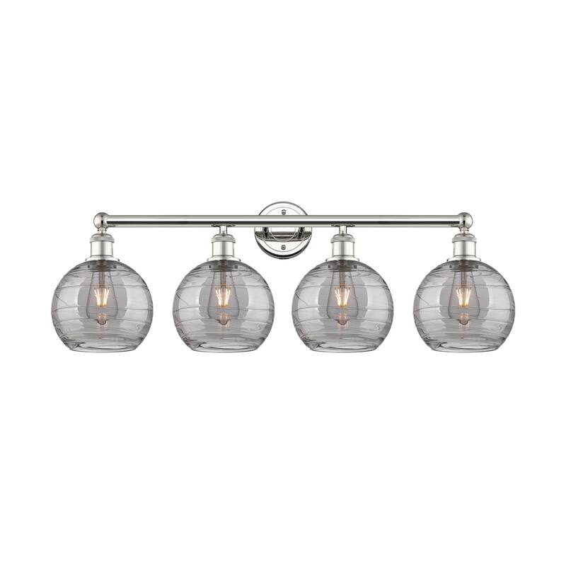 Innovations Lighting Athens Deco Swirl - 4 Light 35" Bath Vanity Light
