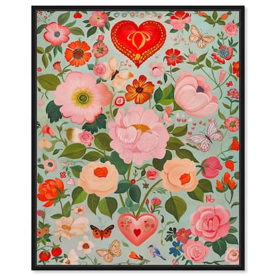 Festival of Flowers Canvas by Art Remedy