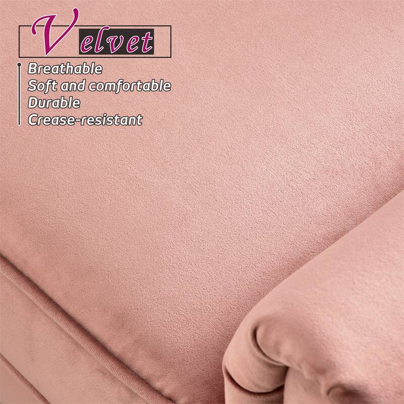 OVIOS Upholstered Mid-century Sofa