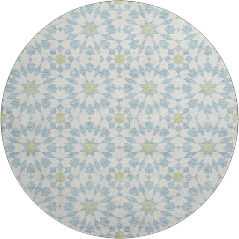 Premium Washable Super Soft Modern Mosaic Mayfield Rug