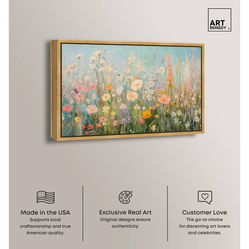 Soft Focus Flora II Canvas by Art Remedy