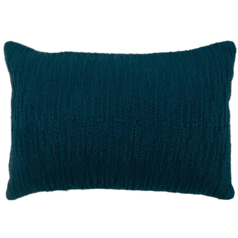 Rizzy Home Woven Dimensional Solid Throw Pillow