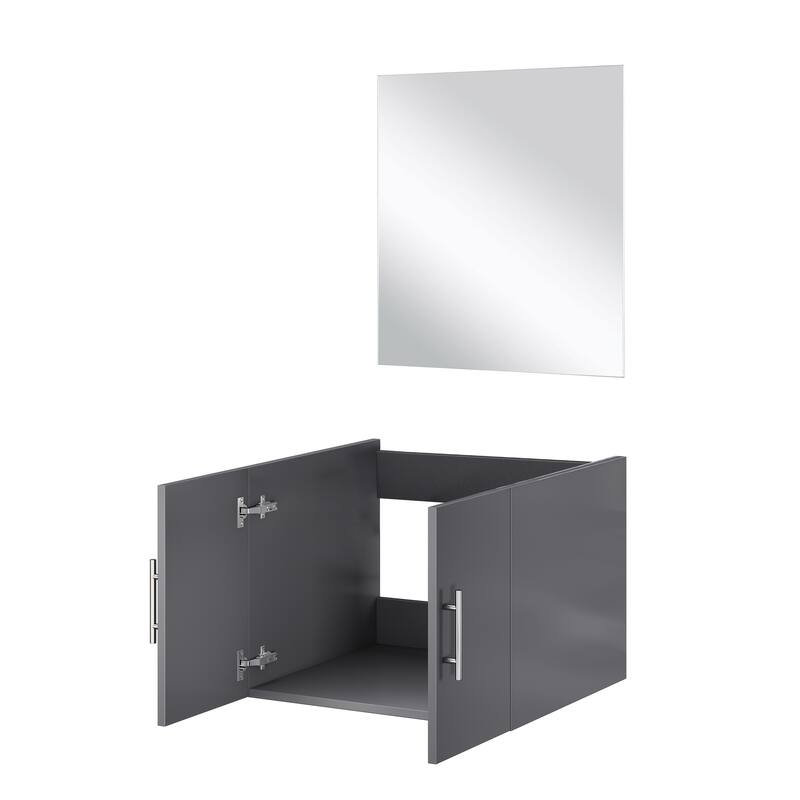 Geneva Bath Vanity No Top and Mirror