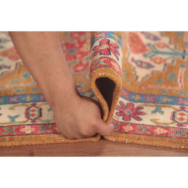 Kazak Oriental Foyer Rug Handmade Wool Carpet - 2'9" x 3'10"