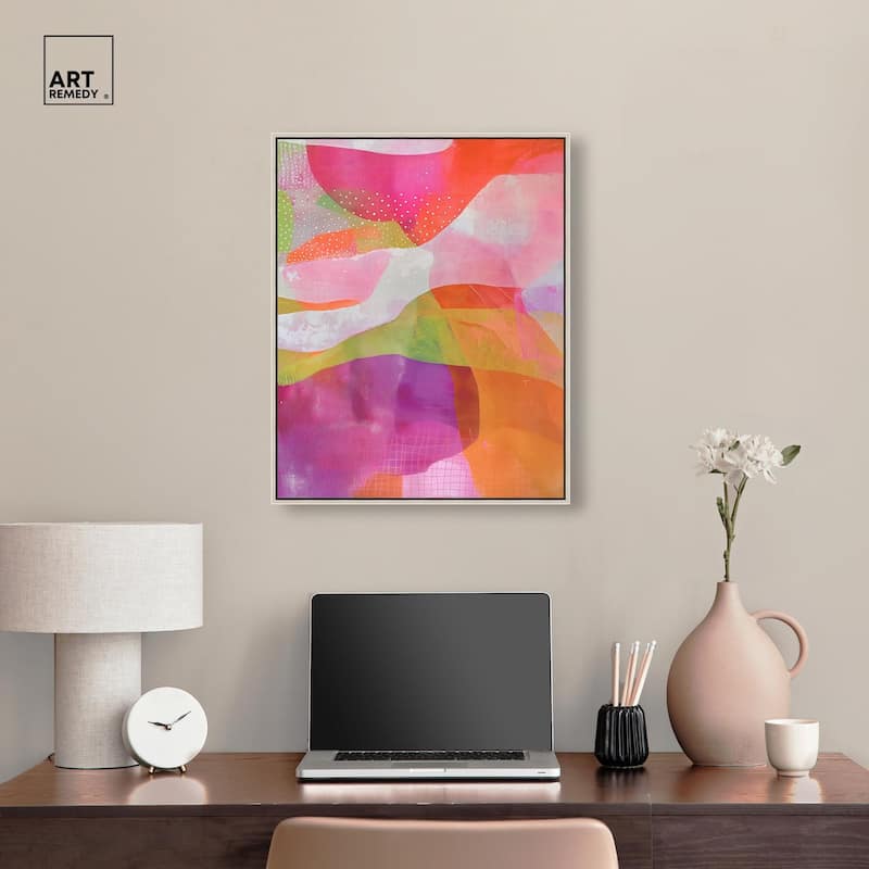 Garnet Gleam I Canvas by Art Remedy