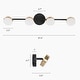 preview thumbnail 17 of 15, Modern 2/3/4-Light Black Gold Bathroom Vanity Light LED Wall Sconces Lighting
