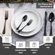 preview thumbnail 2 of 23, 20 Piece Silverware Flatware Set Stainless Steel Utensils Cutlery Set - Service for 4 - Dishwasher Safe