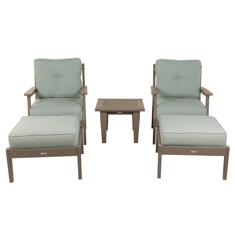 HIGHWOOD Lehigh 5-Piece Deep Seating Set