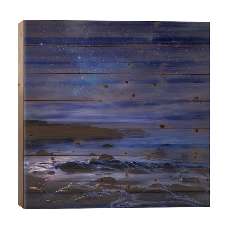 insomnia Print On Wood by Sebastien Del Grosso - Multi-Color - 26x26x1.5