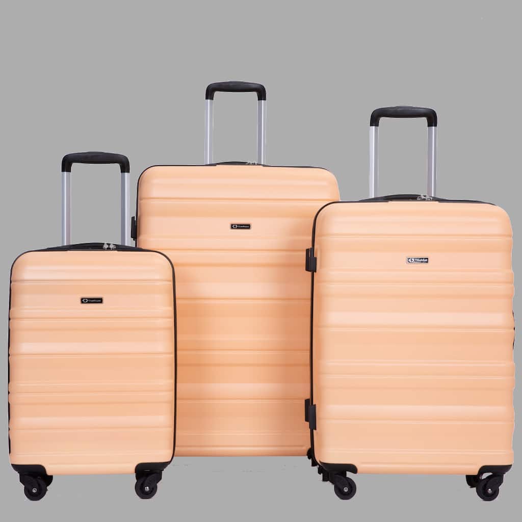 PC Hardshell Luggage Set with Spinner Wheels, Two Hooks & TSA Lock (21/25/29)