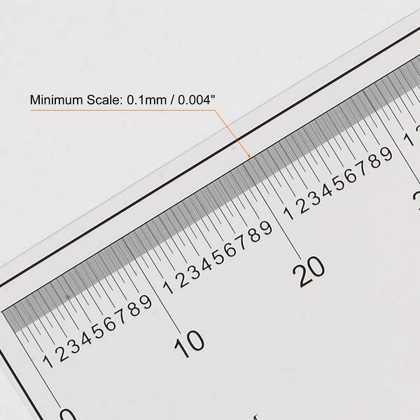 Film Flexible Ruler with R Angle PET Plastic Folding Straight Ruler ...