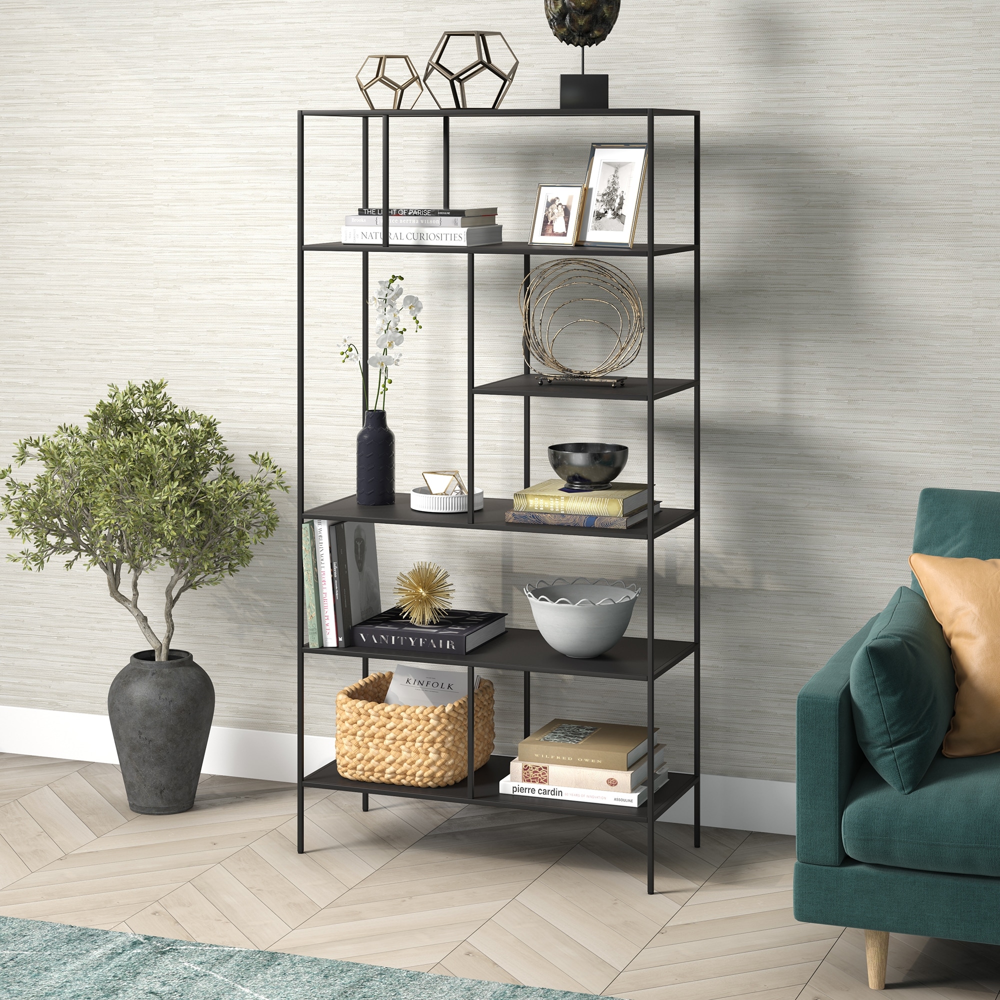 Winthrop 72'' Tall Rectangular Bookcase - 36" Wide