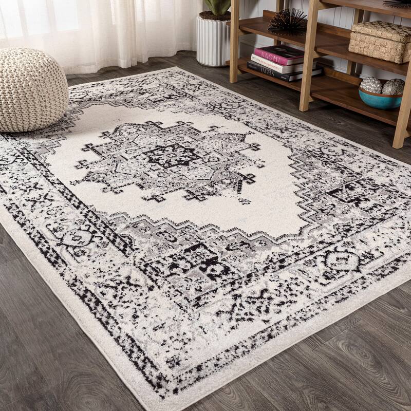 JONATHAN Y Boho Cottage Medallion Area Rug