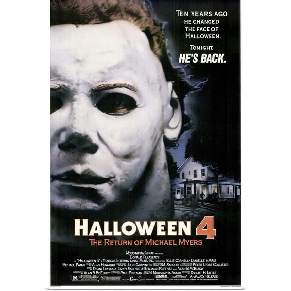 Shop Halloween 4 The Return Of Michael Myers 1988 Poster Print