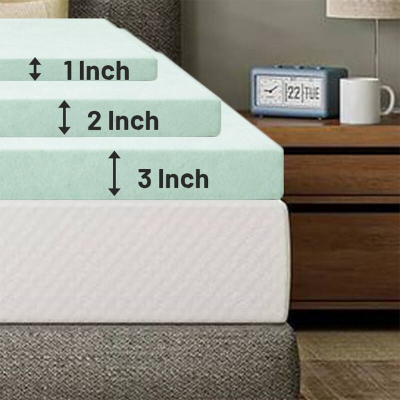 ONETAN 2-Inch Foam Mattress Toppers, Add Comfort To Mattress - N/A