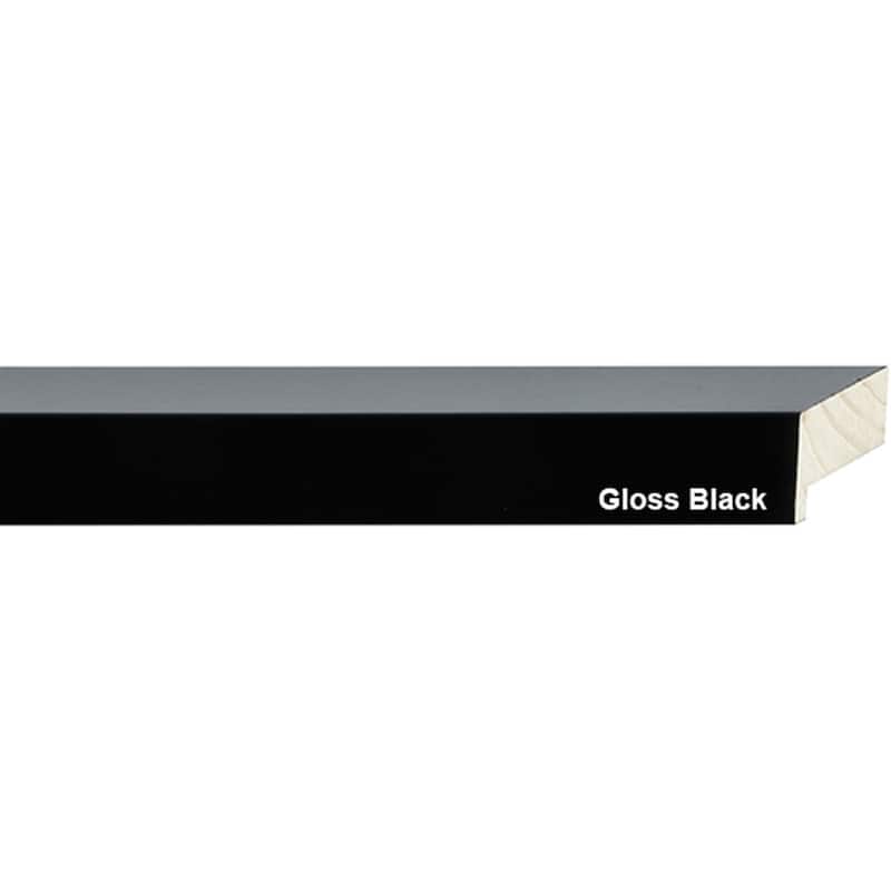 10x26 Shadow Box Frame Black | 1.625 inches Deep Real Wood