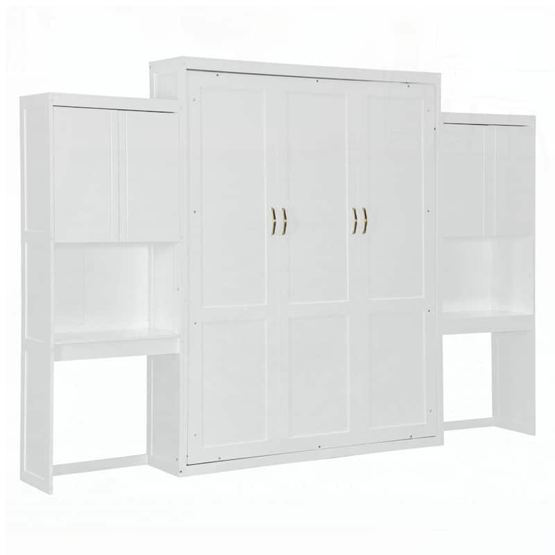 Murphy Bed with Vanity and Cabinets