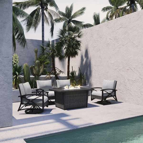 Martha Stewart Lakeside 5 piece Aluminum Patio Chat Set Bed Bath Beyond 30972099