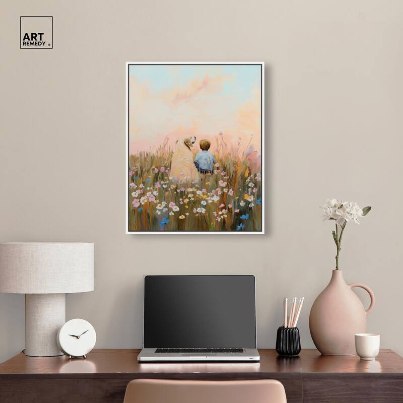 Sunset Companions Canvas by Art Remedy