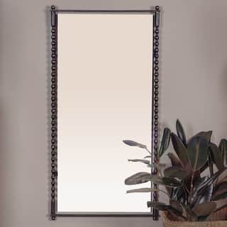 Cast Metal Framed Tall Wall Mirror