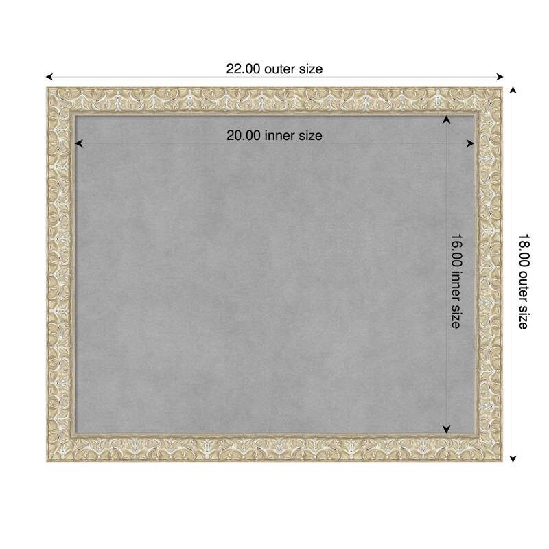 Amanti Art Lila Gold Framed - 22 x 18 in - Lila Silver