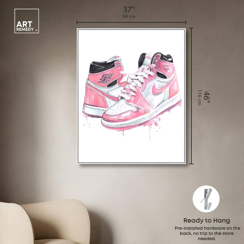Doll Memories - Walk in Pink Canvas by Art Remedy