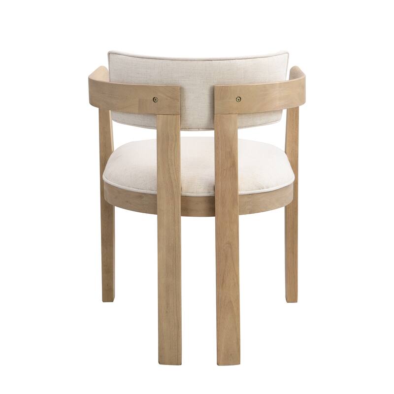 Christopher Knight Home - Amadeus Rubberwood Upholstered 7 Piece Dining Set
