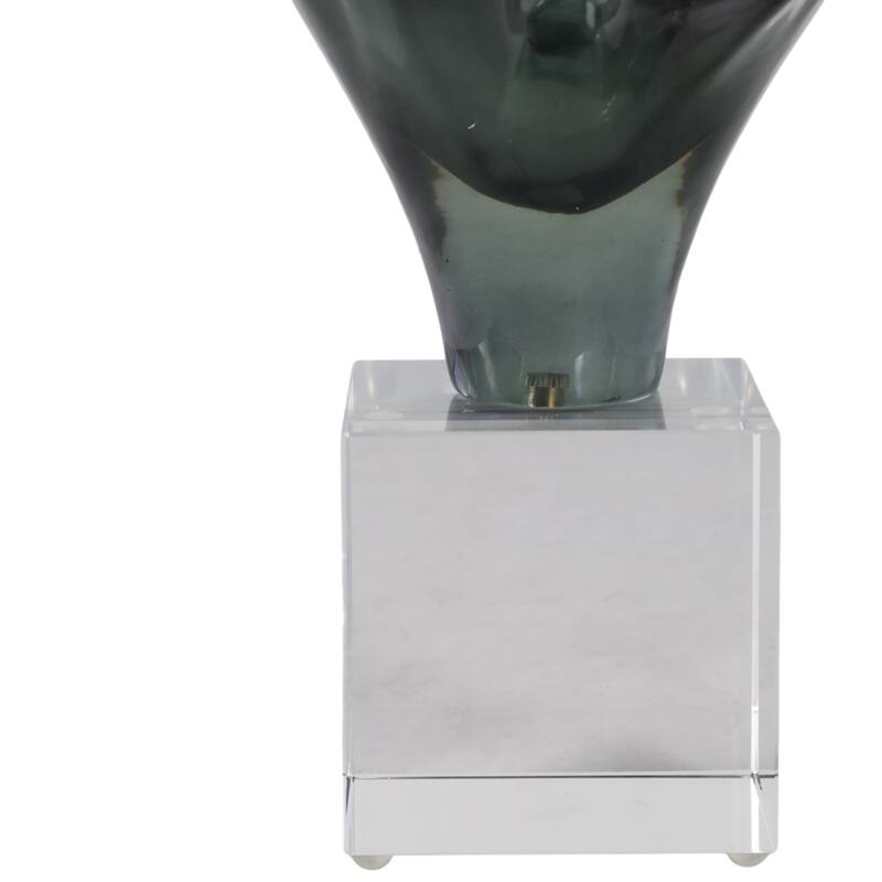 Glass Sculpture Artistic Agua Splash Elegant Decorations Living Room