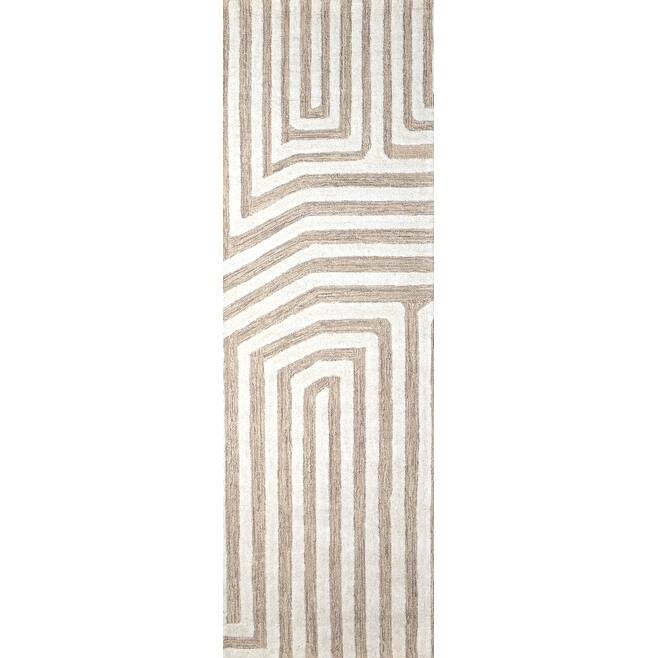 Bashian Keenen Ivory & Beige Transitional Area Rug