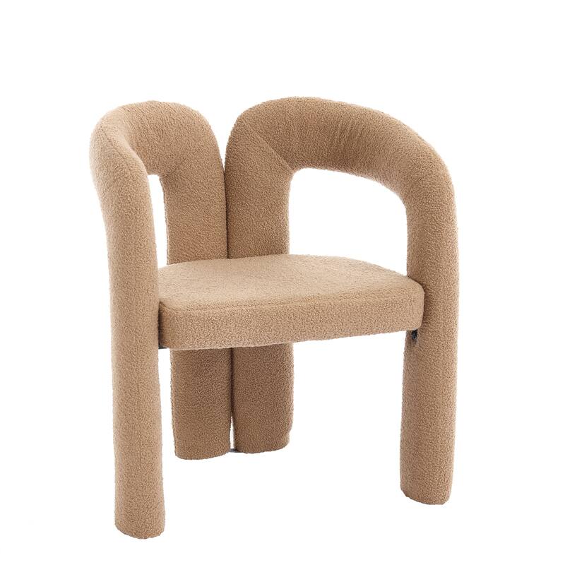 Contemporary Designed Fabric Upholstered Accent/Dining Chair /Barrel Side Chairs Kitchen Armchair set of 2