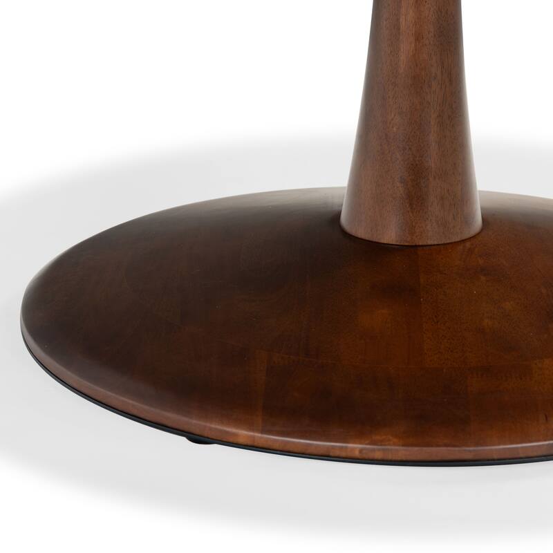 SAFAVIEH Couture Lisette Round Pedastal Base Dining Table - 47"W x 47"D x 30"H