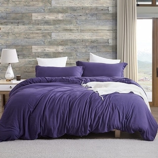 Natural Loft® Oversized Comforter Set - Purple Reign - Bed Bath ...
