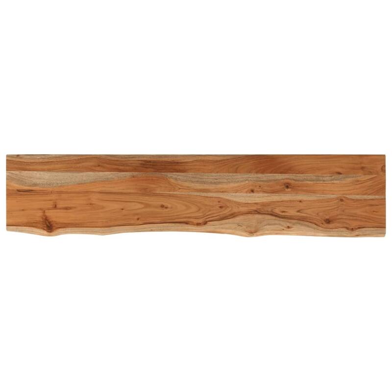 vidaXL Wall Shelf Natural wood Solid acacia wood