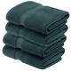 preview thumbnail 49 of 140, Superior Egyptian Cotton Pile Heavyweight Bath Towel Set of 4