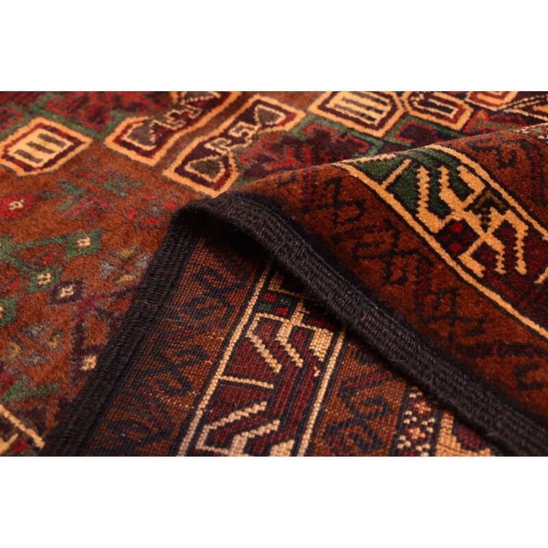 ECARPETGALLERY Hand-knotted Teimani Brown Wool Rug - 4'0 x 6'7